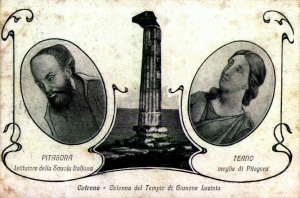 005 Capo Colonna. PItagora e Teano.v.1918