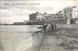 018 Viale Regina Margherita visto dal mare.-1918