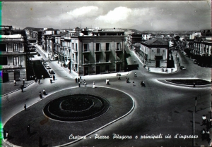 006q5 P. Pitagora e principali vie d'ingresso.1959