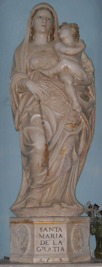 Santa Spina Policastro statua
