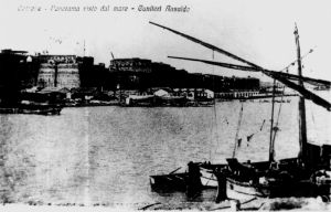 012d3 Panorama visto dal mare -Cantieri Ansaldo.-v.1923